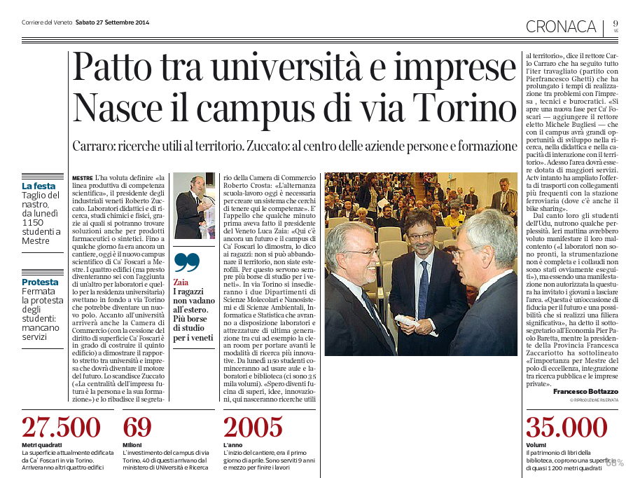 corriere del veneto 09-29-09-14