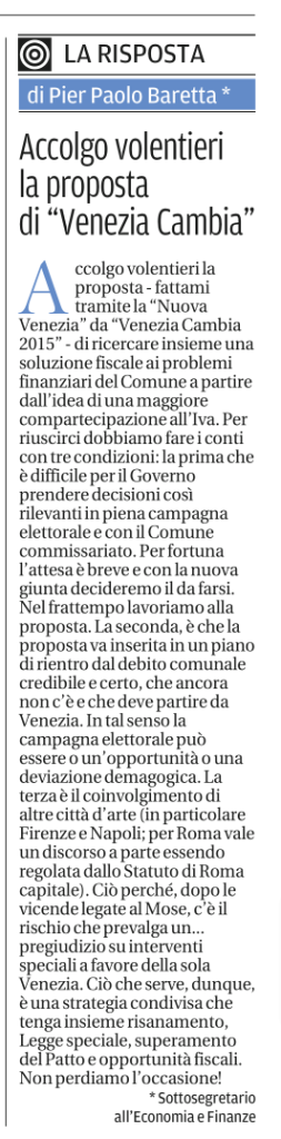 Intervento Baretta