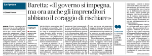 baretta corriere ripresa